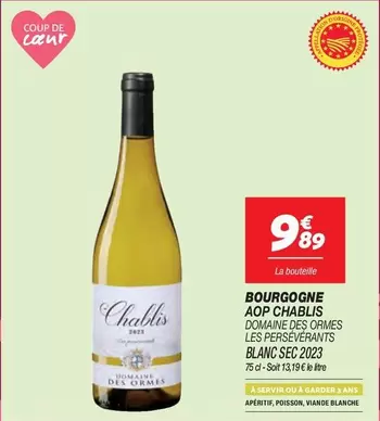 Bourgogne Aop Chablis