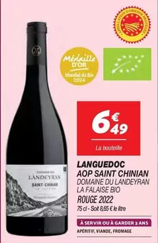 Languedoc Aop Saint Chinian