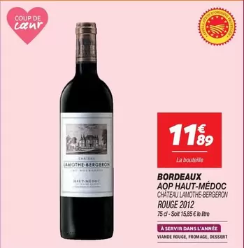 Château Lamothe-Bergeron - Bordeaux AOP Haut-Médoc: Un vin d'exception