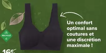 Confort Optimal : Soutien-Gorge Sans Coutures, Discret et Confortable