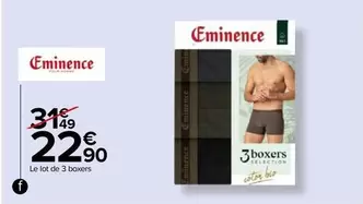 Eminence - Le Lot De 3 Boxers