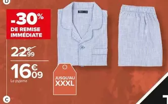 Pyjama Femme offre à 16,09€ sur Carrefour Drive