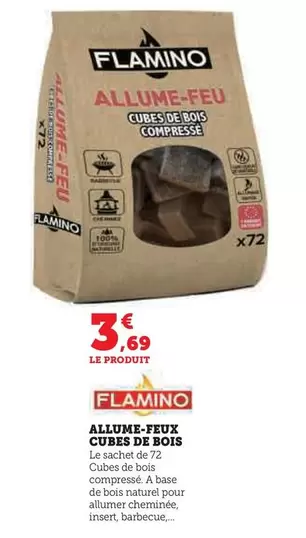 Flamino - Allume-Feux Cubes De Bois