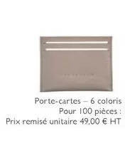 Porte-cartes offre à 49€ sur Longchamp