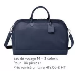 Sac De Voyage M offre à 418€ sur Longchamp