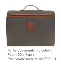 Porte Documents offre à 65€ sur Longchamp