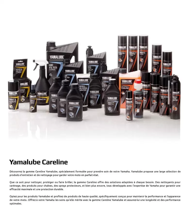 Yamalube Careline offre sur Yamaha