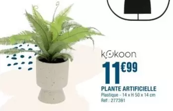 Plante Artificielle