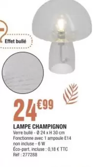 Lampe Champignon