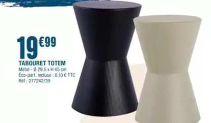 Tabouret Totem