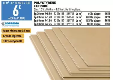 dim - polystyrène extrudé