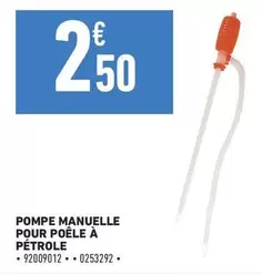 Pompe Manuelle Pour Poêle À Pétrole