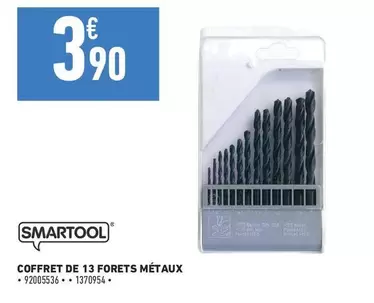 Smartool - Coffret De 12 Forets Métaux