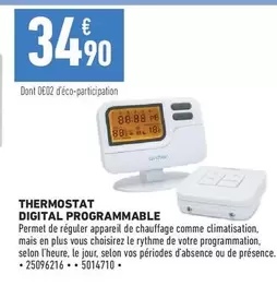 Thermostat - Digital Programmable