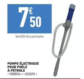 Pompe Électrique Pour Poêle À Pétrole