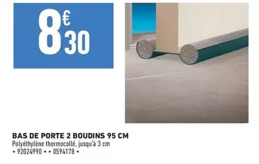 Bas De Porte 2 Boudins 95 Cm