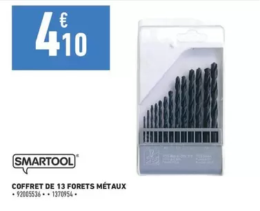 Smartool - Coffret De 13 Forets Métaux