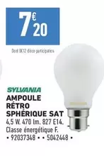 Sylvania - Ampoule Rétro Sphérique Sat