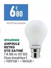 Sylvania Sempoule Retro Std Satiné