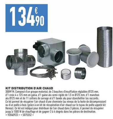 Kit Distribution D'air Chaud