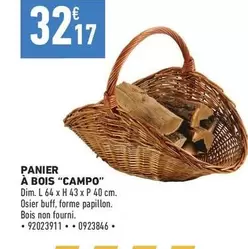 Dim - Panier À Bois "campo"