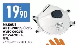 Masque Anti-poussieres Avec Coque Et Valve