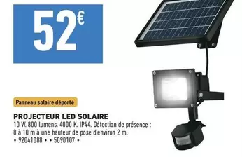 Pro-jecteur Led Solaire