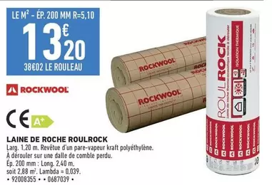 Kraft - Rockwool - Laine De Roche Roulrock