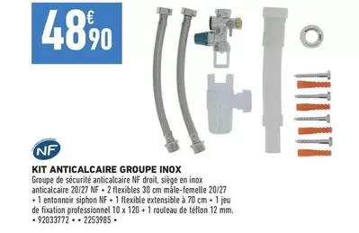 Nf - Kit Anticalcaire Groupe Inox