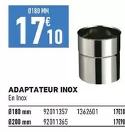 Adaptateur Inox