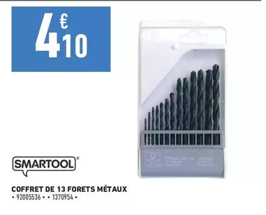 Smarttool - Coffret De 13 Forets Métaux