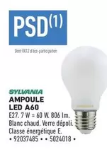 Sylvania - Ampoule Led A60