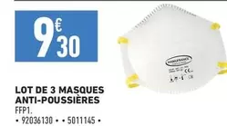 Lot De 3 Masques Anti-poussieres