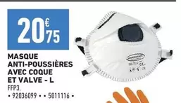 Masque Anti-poussieres Avec Coque Et Valve