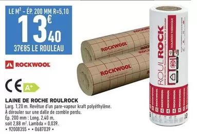 Kraft - Rockwool - Laine De Roche Roulrock