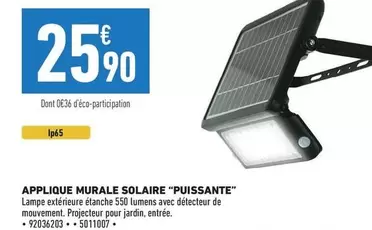 Applique Murale Solaire "puissante"