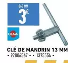 Clé De Mandrin 13 Mm