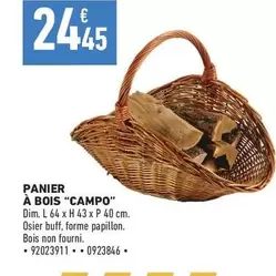 Dim - Panier À Bois "campo"