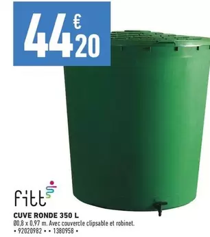 Cuve Ronde 350 L