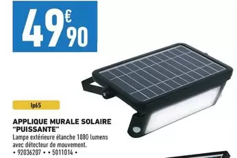 Applique Murale Solaire "puissante"