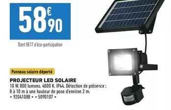 Pro.jecteur Led Solaire