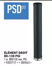 PSI - Élément Droit 80-130 PGI