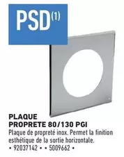 PSI - Plaque Proprete 80/130