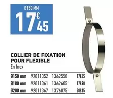 Collier De Fixation Pour Flexible