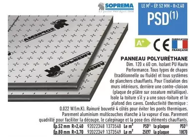 Panneau Polyurethane