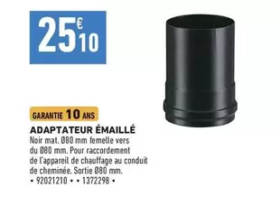 Adaptateur Émaillé