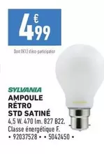 Sylvania - Ampoule Rétro Std Satine