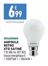 sylvania - ampoule retro std satiné