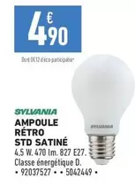 Sylvania - Ampoule Rétro Std Satine