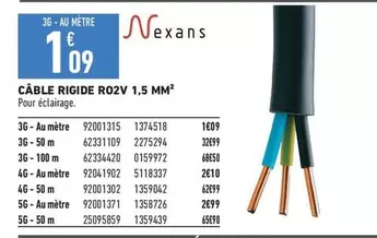 Câble Rigide